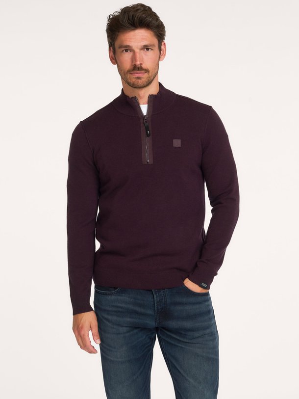Clifden Halfzip Clifden, wolmix trui