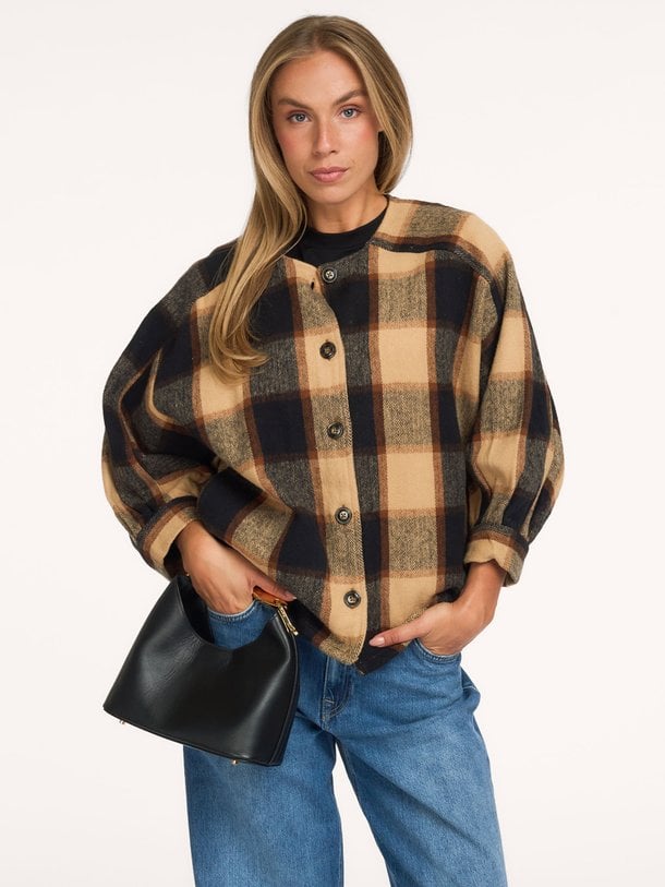 Jacket Heavy check Katoenen geruiten jasje