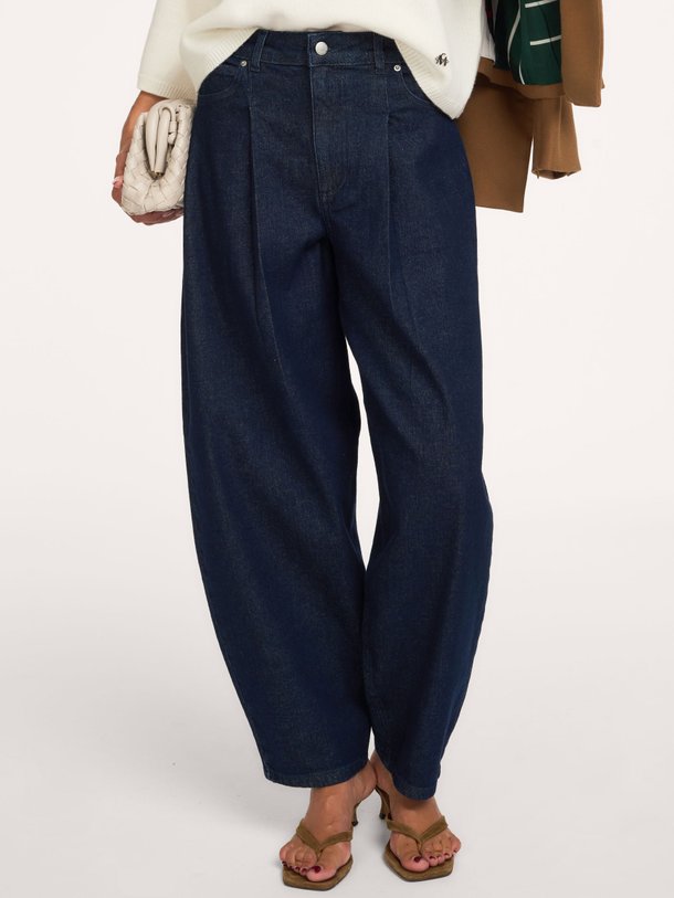 CMANNAIS-PANTS Annais, high waist barrel fit jeans