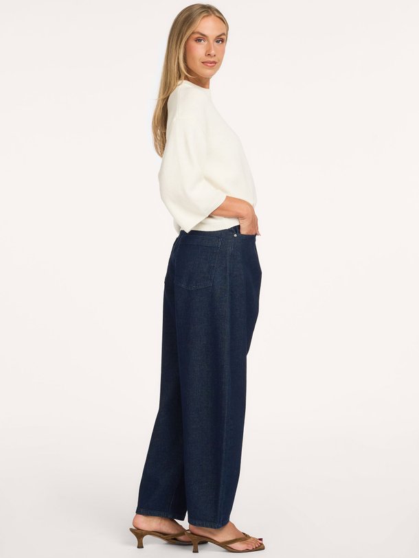 CMANNAIS-PANTS Annais, high waist barrel fit jeans