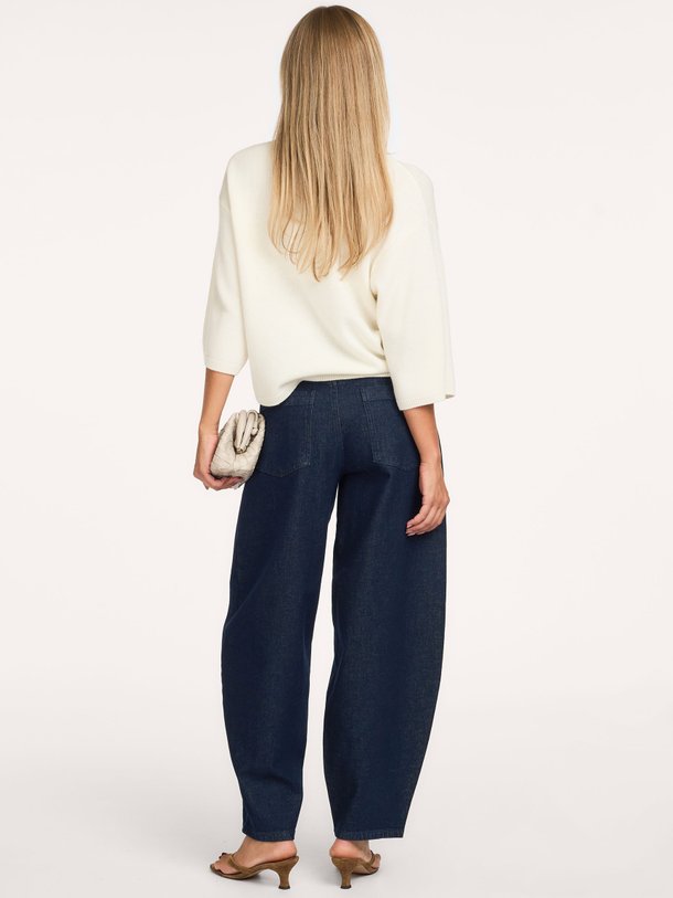 CMANNAIS-PANTS Annais, high waist barrel fit jeans