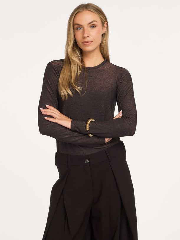 3s5170-30644 Viscosemix longsleeve met lurex