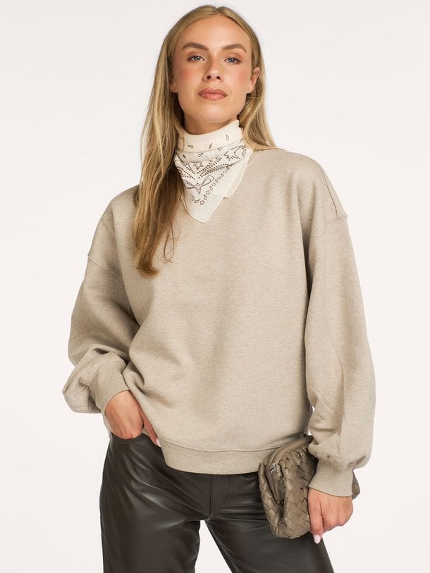 OTILASW PRINTED SWEATSHIRT Otila, katoenmix sweater met print