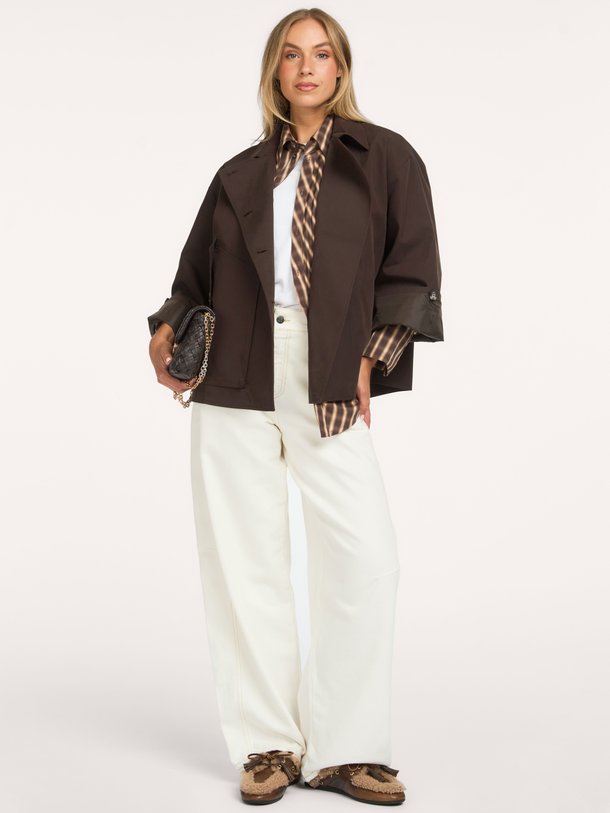 AGATHASW JACKET Agatha, katoenmix mantel