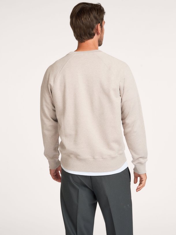 Sweatshirt Embroidered Knot Melange Organic cotton sweater