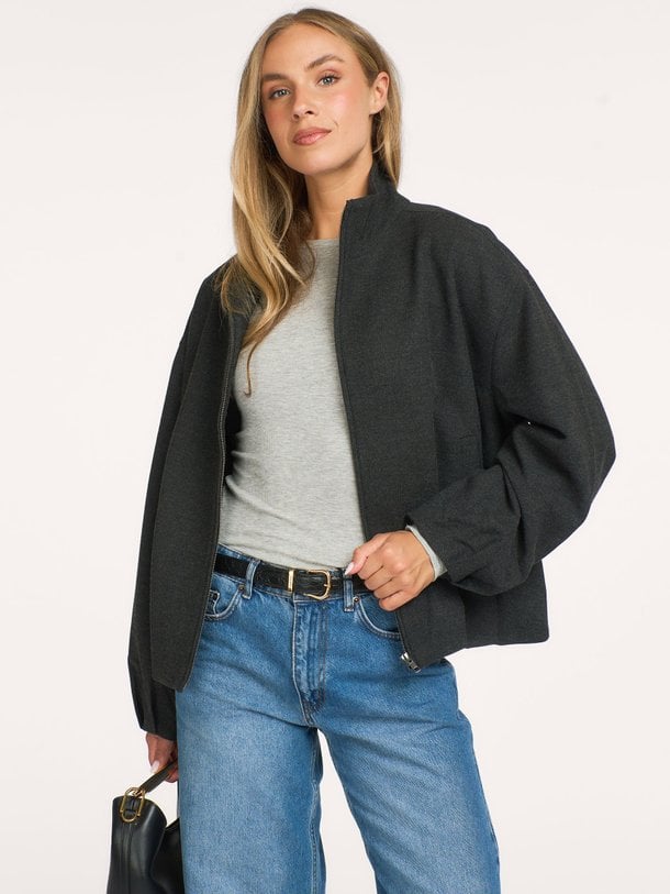 BECKYSW SUTING BOMBER JACKET Becky, wolmix bomber jack