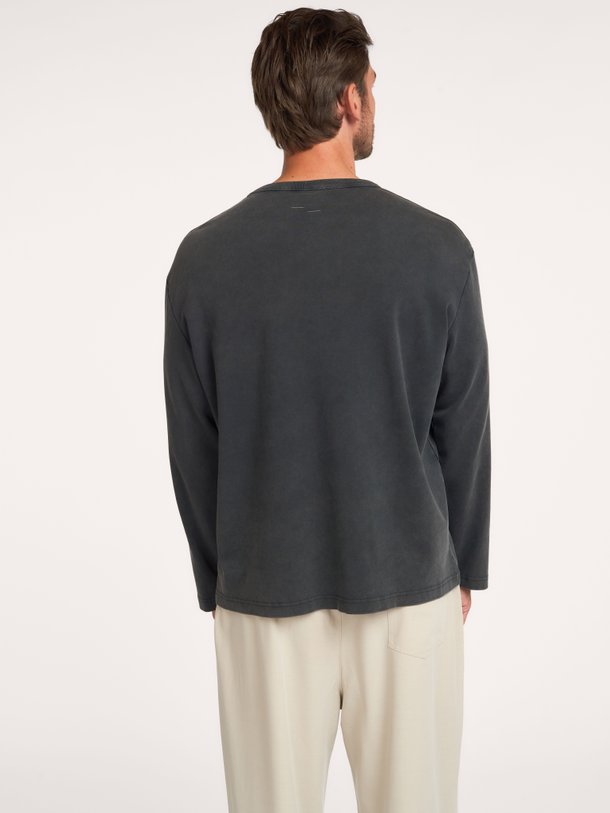 Longsleeve Boxy Embroidered Organic cotton longsleeve