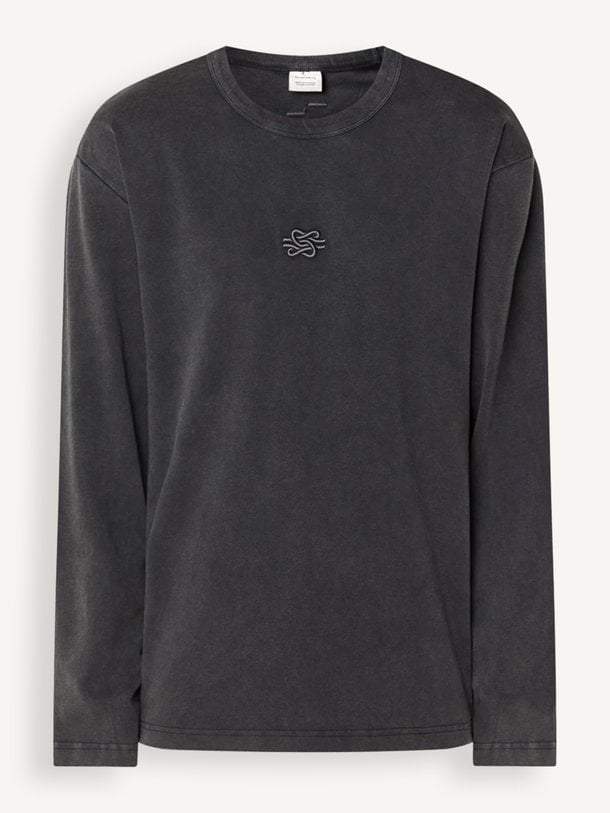 Longsleeve Boxy Embroidered Organic cotton longsleeve