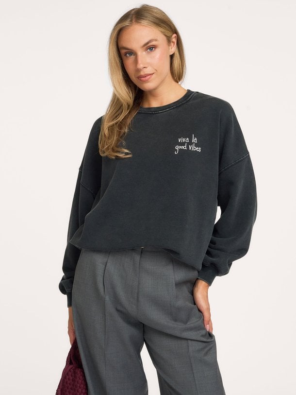 PAROSSW OVERSIZED PRINTED SWEATSHIRT Paros, katoenen oversized sweater