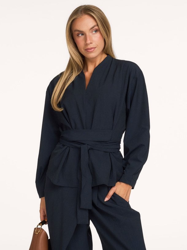Top Pinstripe small Viscosemix pinstripe top