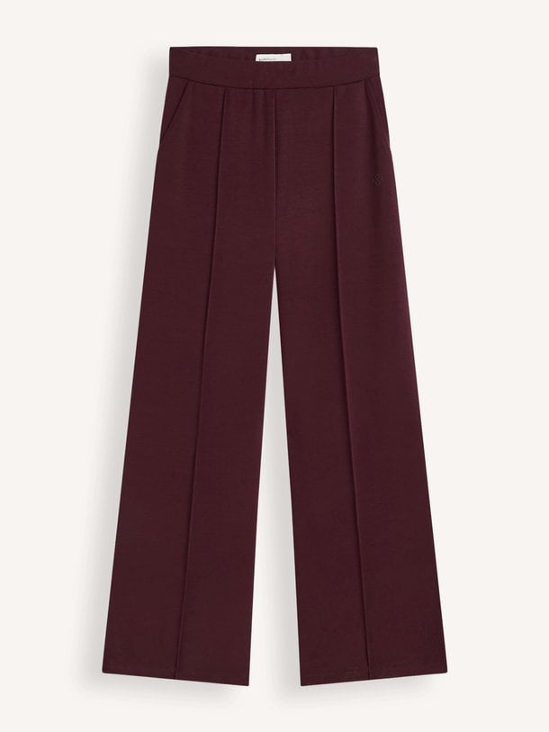 Wide leg pant Soft scuba Modalmix broek