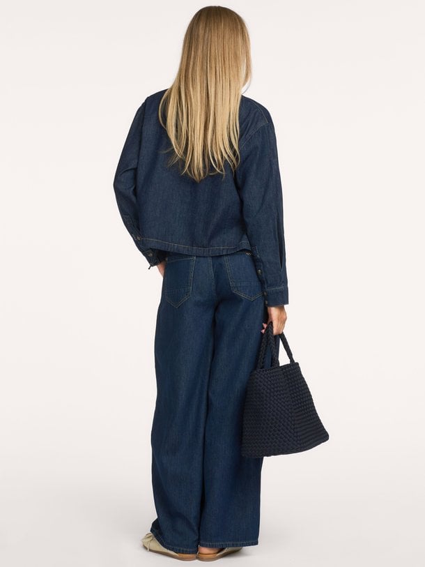 Denim blouse