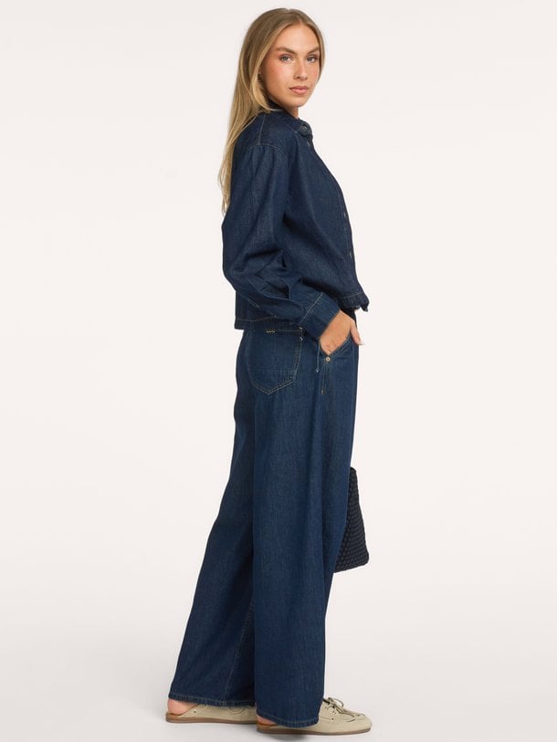 Denim blouse