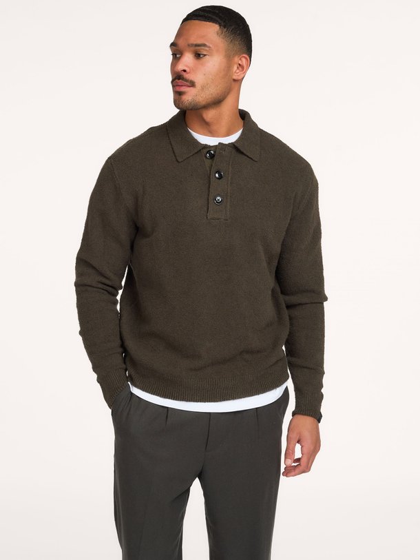Nash Boucle Polo Nash, katoenmix polo trui