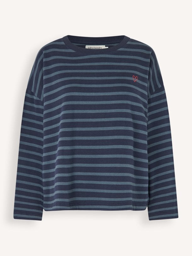 DemiLL Sweatshirt LS Demi, katoenen gestreepte longsleeve