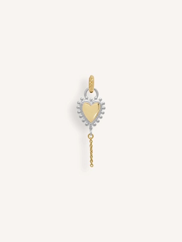 Bravery Heart Charm, vergulde hanger