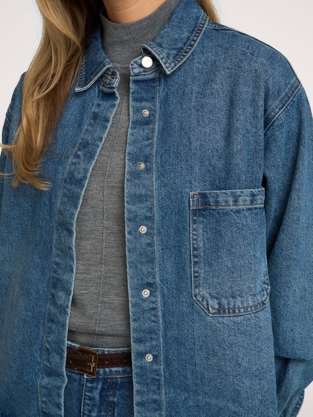 NASHIMASW DENIM SHIRT Nashima, denim blouse