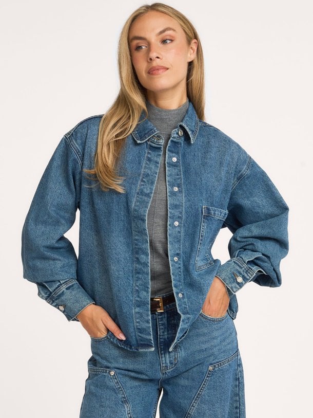 NASHIMASW DENIM SHIRT Nashima, denim blouse