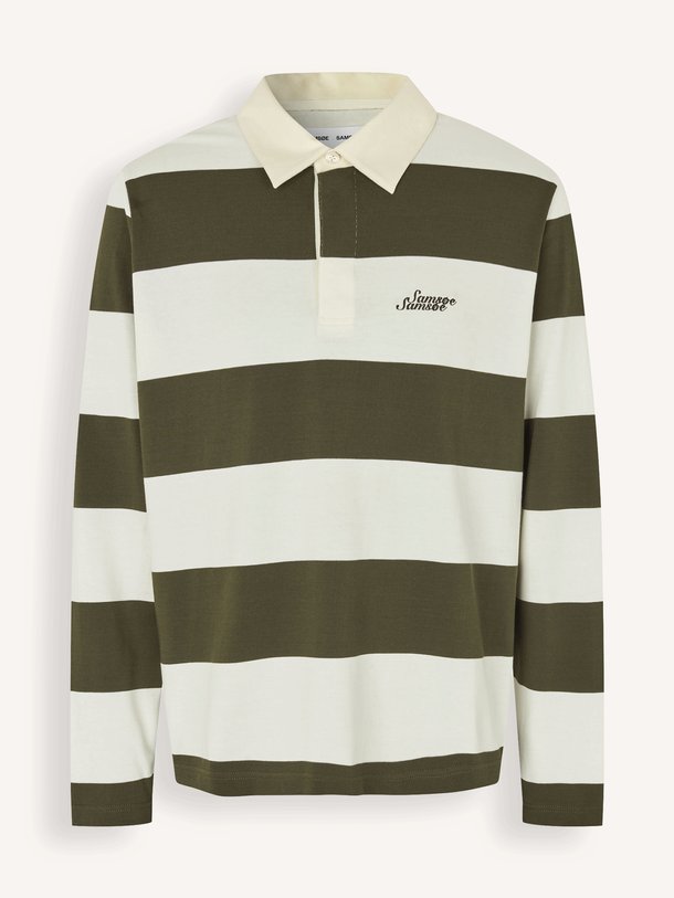 Sakevin, organic cotton gestreepte polo