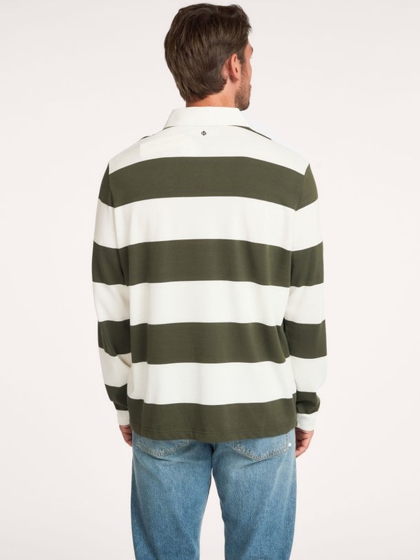 SAKEVIN X POLO LS 15512 Sakevin, organic cotton gestreepte polo