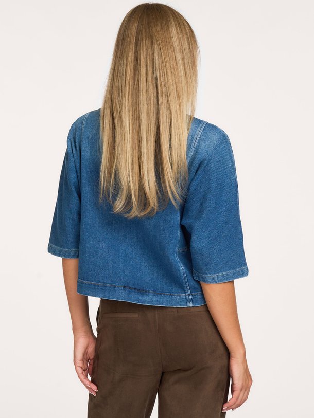 Denim blouse