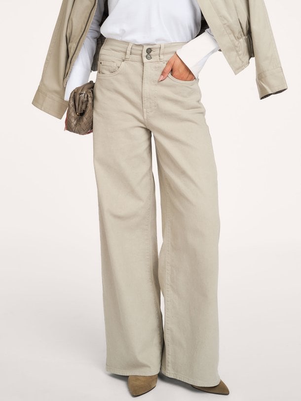 01-311166-608 High waist wide leg jeans