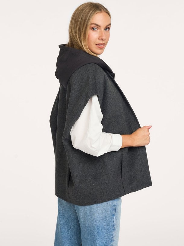 Wolmix oversized gilet