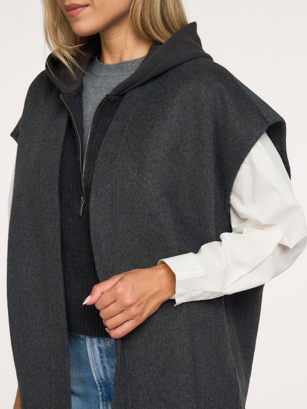 Wolmix oversized gilet