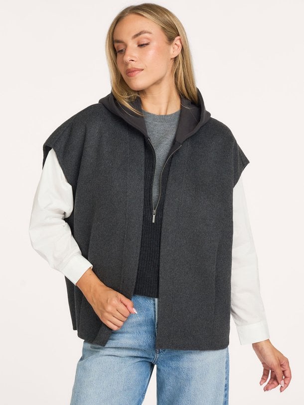 Wolmix oversized gilet