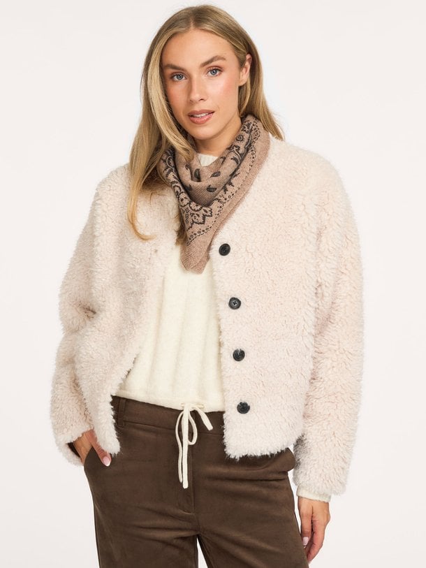 Fake fur jas