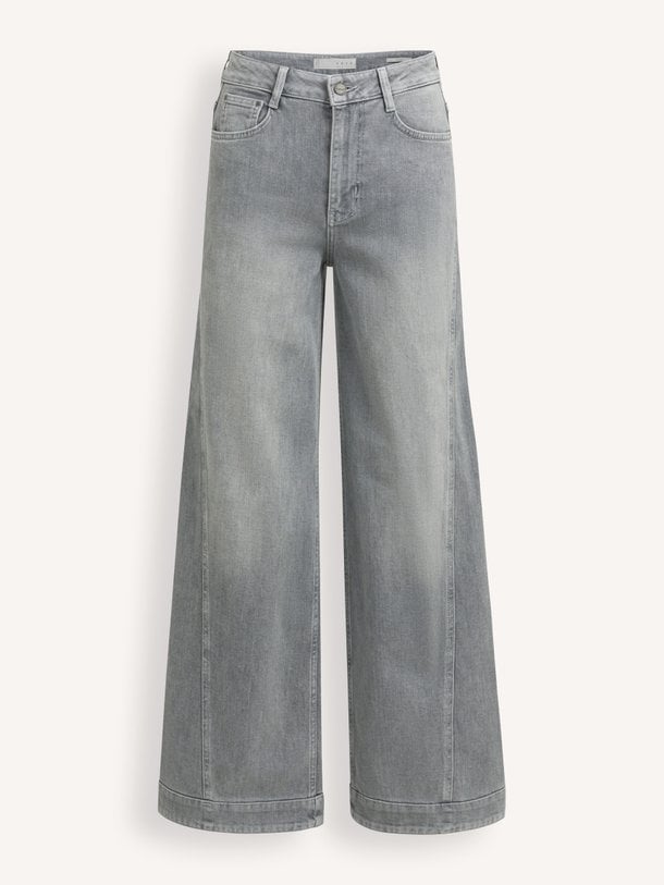 High waist wide leg jeans