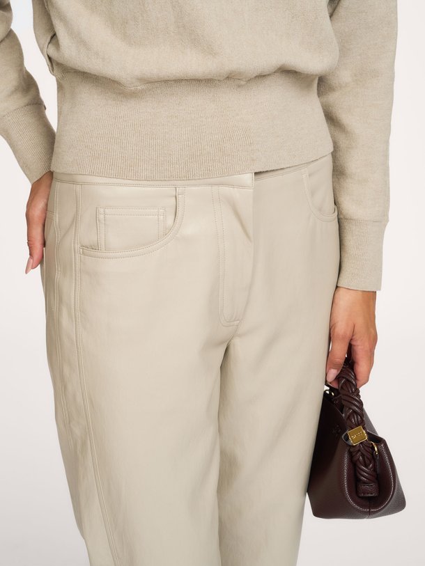 01-309289-608 Leather look broek