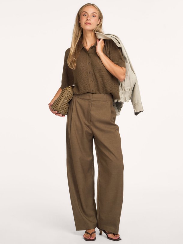 Viscosemix barrel fit pantalon
