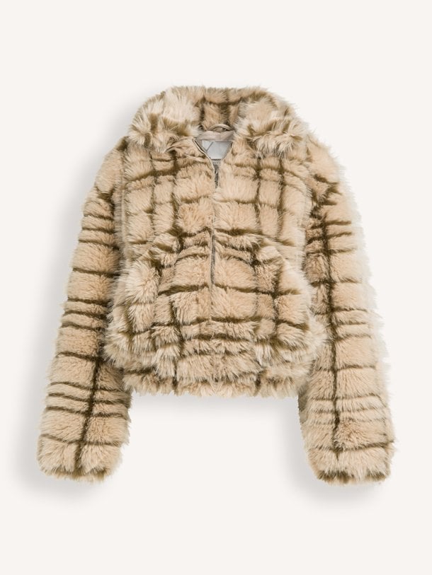 Fake fur jas