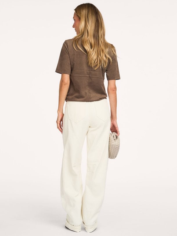 Suède look top