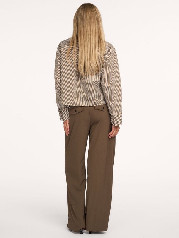 Vena, katoenmix cropped blouse