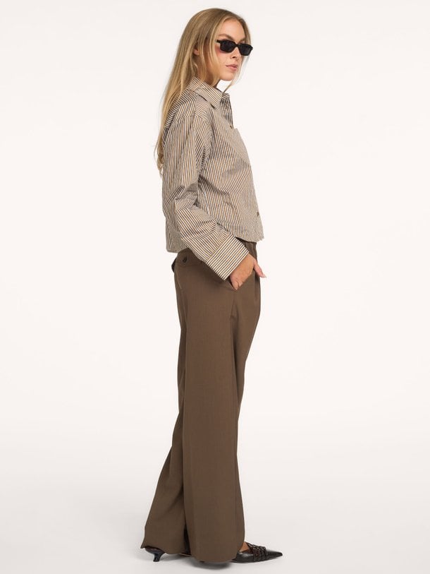 Vena, katoenmix cropped blouse