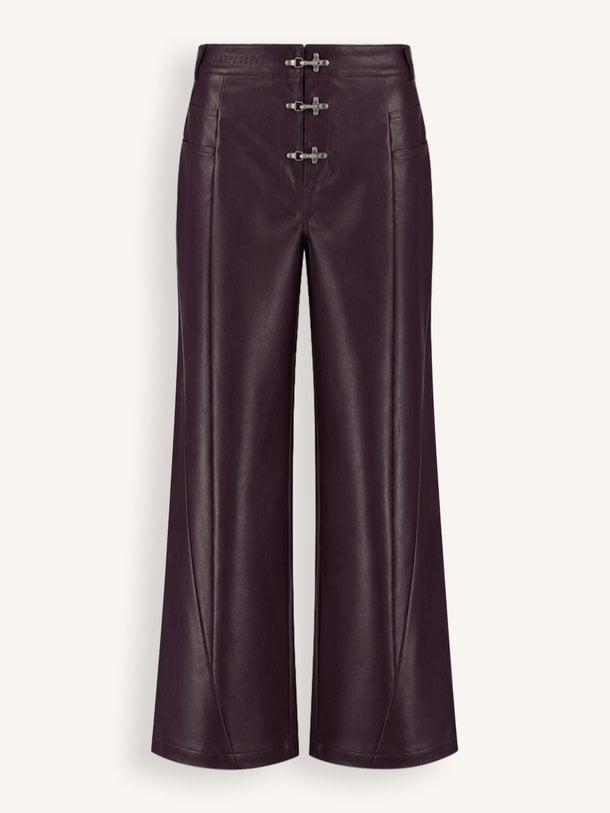 Meave, leatherlook broek