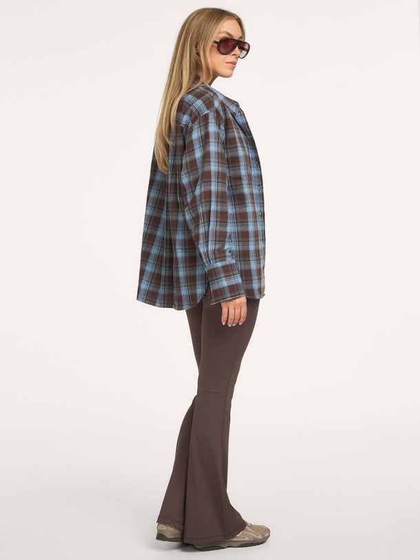 Anne Shirt Anne, katoenmix geruite blouse