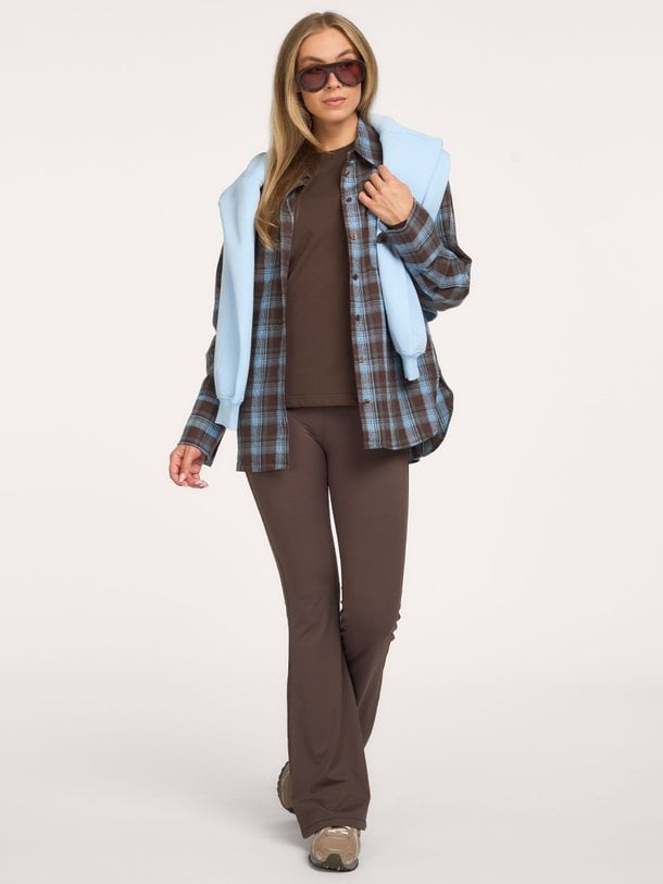 Anne Shirt Anne, katoenmix geruite blouse