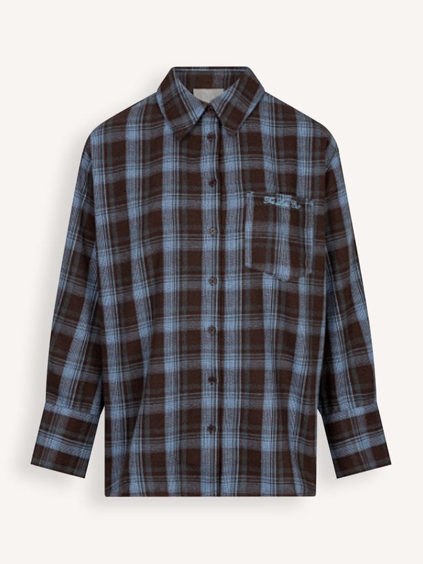 Anne Shirt Anne, katoenmix geruite blouse