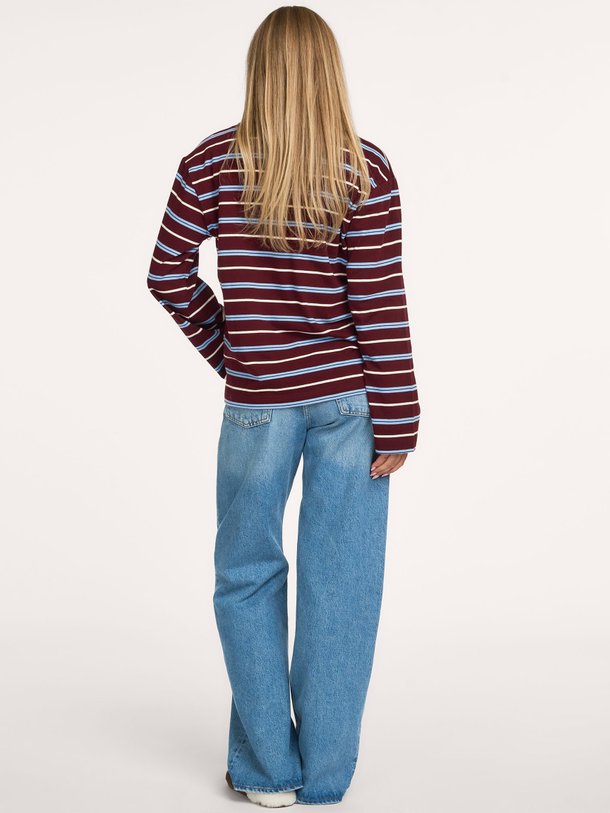 Emilia, katoenen polo longsleeve