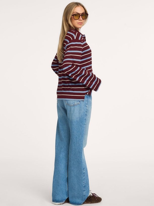 Emilia, katoenen polo longsleeve