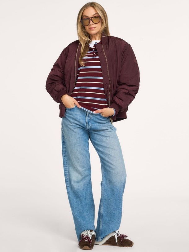 Emilia, katoenen polo longsleeve