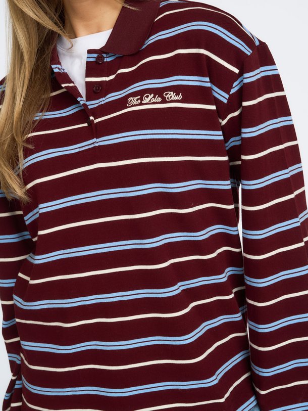 Emilia, katoenen polo longsleeve