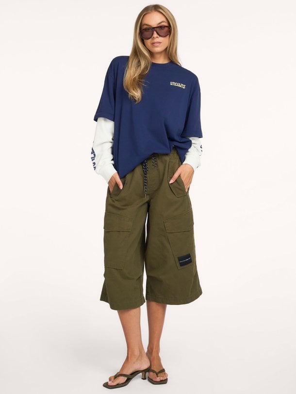 Fiore Wide Skate Longsleeve Fiore, katoenen longsleeve met print