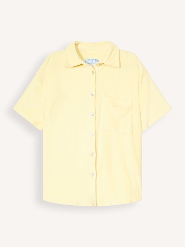 Victoria, katoenen badstof blouse met logo