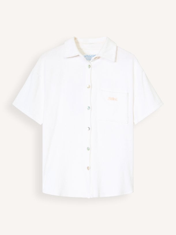 3080638003087 Victoria, katoenen badstof blouse met logo