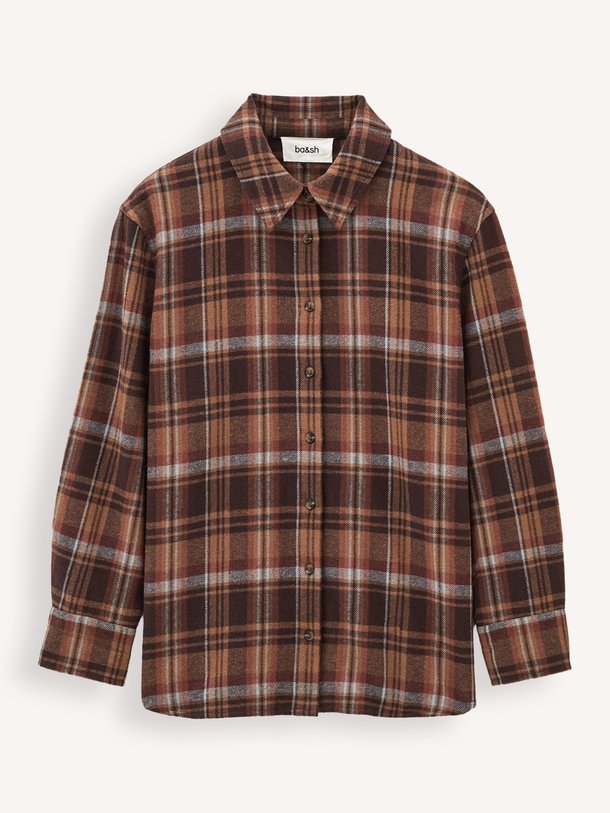 1H26ROXE Roxea, katoenen geruite blouse
