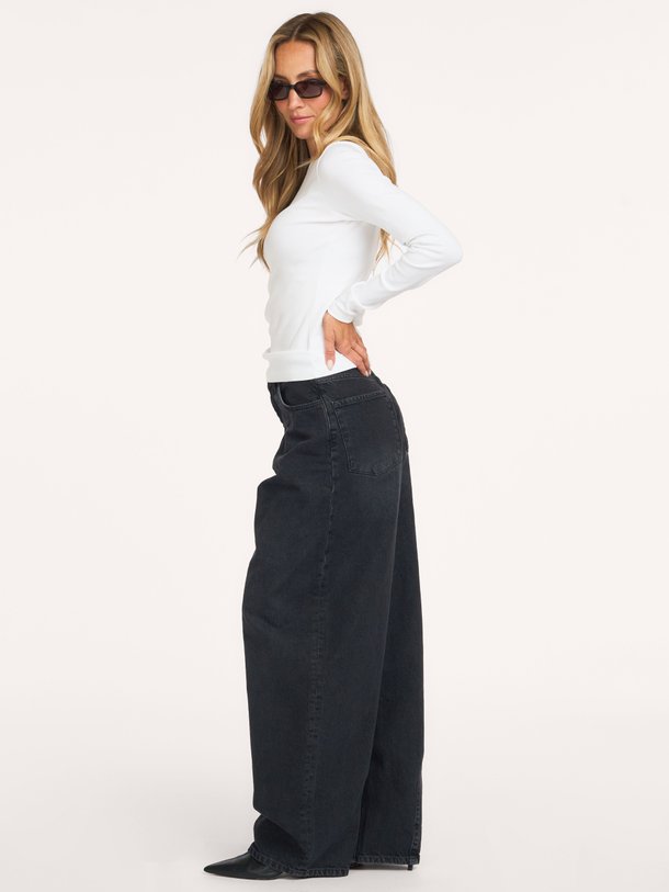 Yoes'CL Yoes, high waist barrel fit jeans